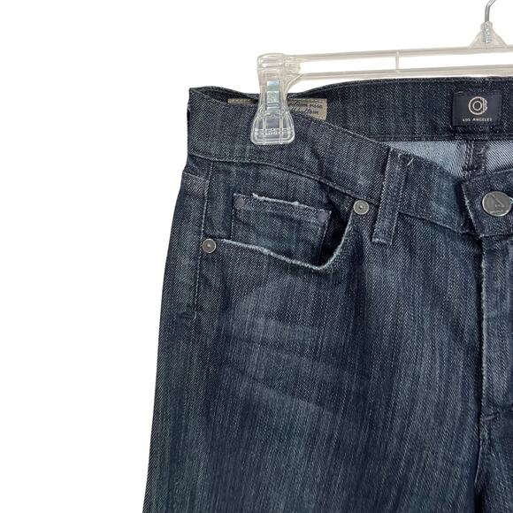 Y2K Citizens of Humanity Dark Wash Liberty mid Rise Bell Bottom Jeans USA Sz 28 - Picture 11 of 12